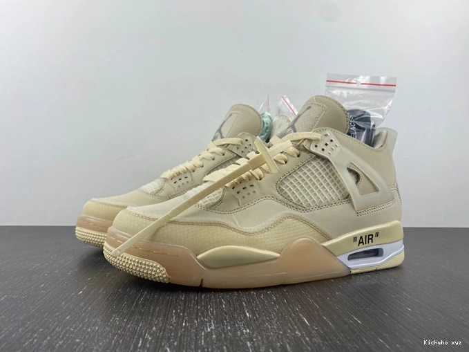 4 Retro HighQuality Off-White Sail Jordan 3858 CV9388-  1028